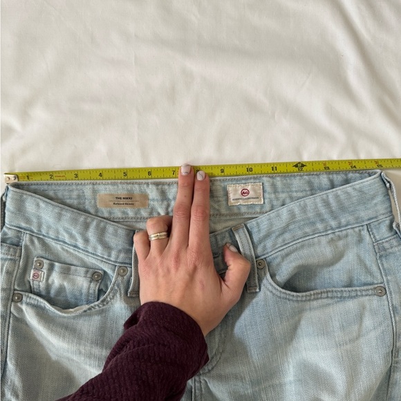 AG Adriano Goldschmied Nikki Slim Jeans 25R Light Wash Relaxed Skinny USA - Picture 7 of 13